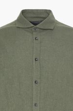HAMAKI SIGNATURE COLLAR SHIRT MELANGE - Image 3
