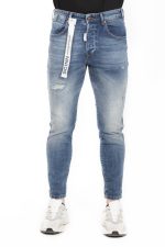 RIPPED SLIM FIT FADED JEANS