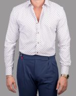 DEZIGN DOT TEXTURED COLLAR SHIRT
