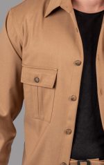 DEZIGN SAFARI VISCOSE OVER SHIRT - Image 3