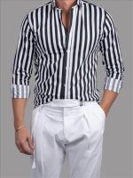 DEZIGN STRIPED SLIM FIT SHIRT - Image 2