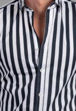 DEZIGN STRIPED SLIM FIT SHIRT - Image 3