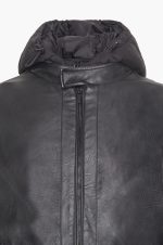 HAMAKI ECO LEATHER BIKER JACKET - Image 3