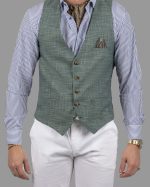 DEZIGN MELANGE TEXTURED VEST