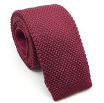 WOVEN KNITTED SKINNY TIE - Image 3