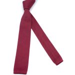 WOVEN KNITTED SKINNY TIE - Image 4