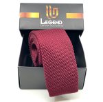 WOVEN KNITTED SKINNY TIE - Image 5