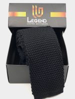 WOVEN KNITTED SKINNY TIE - Image 8