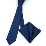 MICRO-PATTERNED TIE WITH HANDKERCHIEF - Image 26