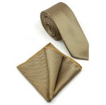 MICRO-PATTERNED TIE WITH HANDKERCHIEF - Image 50