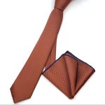 MICRO-PATTERNED TIE WITH HANDKERCHIEF - Image 73