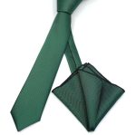 MICRO-PATTERNED TIE WITH HANDKERCHIEF - Image 78