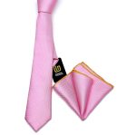 MICRO-PATTERNED TIE WITH HANDKERCHIEF - Image 101