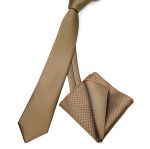 MICRO-PATTERNED TIE WITH HANDKERCHIEF - Image 106