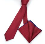 MICRO-PATTERNED TIE WITH HANDKERCHIEF - Image 111