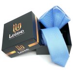 MICRO-PATTERNED TIE WITH HANDKERCHIEF - Image 118