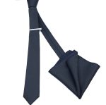TEXTURED SKINNY TIE WITH HANDKERCHIEF - Image 16