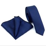 TEXTURED SKINNY TIE WITH HANDKERCHIEF - Image 18