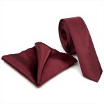 TEXTURED SKINNY TIE WITH HANDKERCHIEF - Image 22