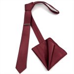 TEXTURED SKINNY TIE WITH HANDKERCHIEF - Image 25