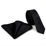 TEXTURED SKINNY TIE WITH HANDKERCHIEF - Image 38
