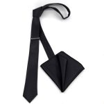 TEXTURED SKINNY TIE WITH HANDKERCHIEF - Image 41
