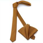 TEXTURED SKINNY TIE WITH HANDKERCHIEF - Image 46