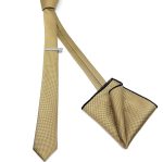 TEXTURED SKINNY TIE WITH HANDKERCHIEF - Image 41