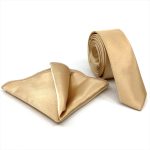 TEXTURED SKINNY TIE WITH HANDKERCHIEF - Image 58
