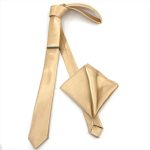 TEXTURED SKINNY TIE WITH HANDKERCHIEF - Image 60