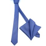 TEXTURED SKINNY TIE WITH HANDKERCHIEF - Image 46