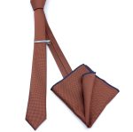 TEXTURED SKINNY TIE WITH HANDKERCHIEF - Image 51