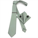 TEXTURED SKINNY TIE WITH HANDKERCHIEF - Image 88