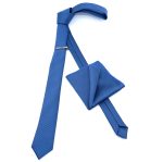 TEXTURED SKINNY TIE WITH HANDKERCHIEF - Image 80