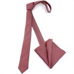 TEXTURED SKINNY TIE WITH HANDKERCHIEF - Image 155