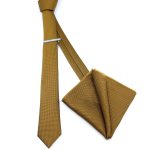 TEXTURED SKINNY TIE WITH HANDKERCHIEF - Image 104