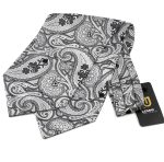 SILKY SATIN TEXTURED ASCOT TIE - Image 8