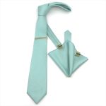 TEXTURED WIDE TIE WITH HANDKERCHIEF - Image 4