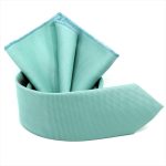 TEXTURED WIDE TIE WITH HANDKERCHIEF - Image 6