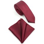 TEXTURED WIDE TIE WITH HANDKERCHIEF - Image 3
