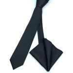 TEXTURED WIDE TIE WITH HANDKERCHIEF - Image 16