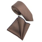 TEXTURED WIDE TIE WITH HANDKERCHIEF - Image 28