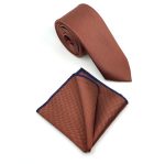 TEXTURED WIDE TIE WITH HANDKERCHIEF - Image 60