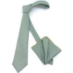 TEXTURED WIDE TIE WITH HANDKERCHIEF - Image 73