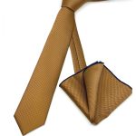 TEXTURED WIDE TIE WITH HANDKERCHIEF - Image 124