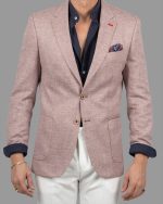 DEZIGN MELANGE TEXTURED BLAZER - Image 2