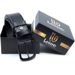 LEATHER EMBOSSED BELT - Image 4