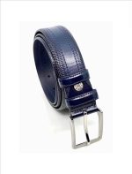 LEATHER BELT WITH MATTE GUNMETAL HARDWARE - Image 8