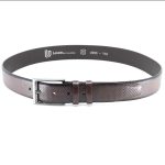 LEATHER BELT WITH MATTE GUNMETAL HARDWARE - Image 13