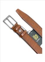 LEATHER BELT WITH MATTE GUNMETAL HARDWARE - Image 15
